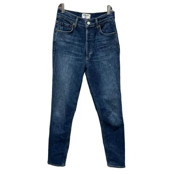 Agolde Nico High Rise Slim Jeans Fixation Size 24 - Picture 3 of 11